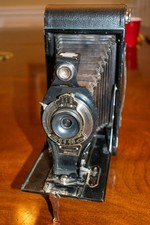 Antique Eastman Kodak No. 3A Folding Autographic Brownie Bellows Camera