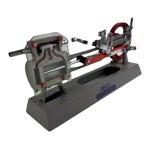 Eisco Labs Steam Engine Model Section Piston - Slide Valve - Link Motion WORKS