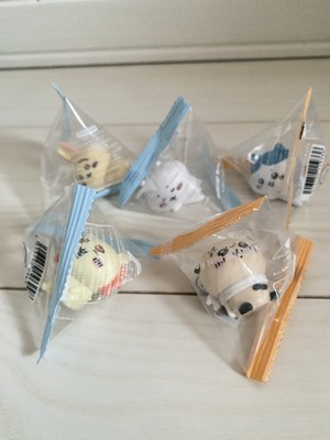 Chiikawa Interior Mini Figures set of 5 Hachiware Rakko Shisa Usagi from JAPAN