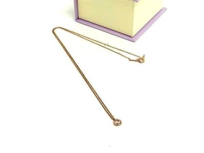 Sainte Pure Disney Rapunzel Necklace SV Pink Gold 40cm Used