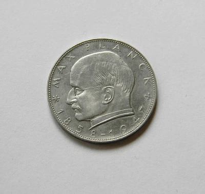 BRD: 2 DM 1965 G "MAX PLANCK", J. 392, prägefrisch/fast stempelglanz - Bild 1 von 2