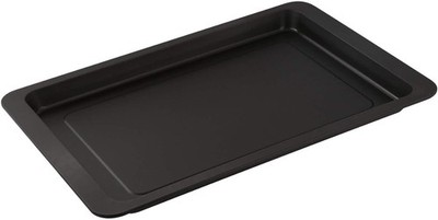 Zenker Backblech Pizza- und Keksplatte 42 x 29 x 2,5 cm, aus Kohlenstoffstahl