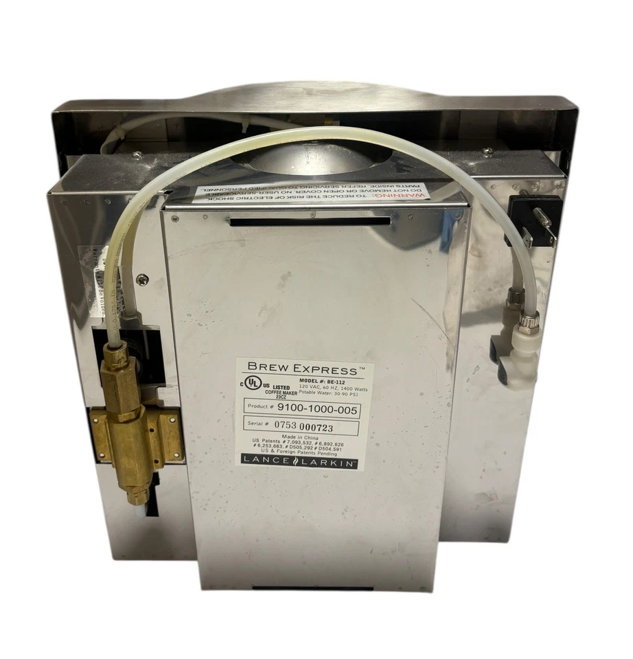 Brew Express BE-112 Built In Coffee System Central Part Sold As Is For Parts - Image 2 of 4