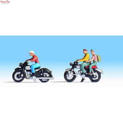 Noch Motorradfahrer (2) Figuren-Set - Spur 1:87 HO / OO