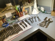 66 PCs Of retired Wallace  POISE  Stainless Steel silverware￼  USA