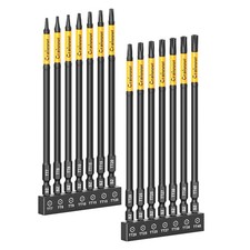 14pcs Lmpact Long Torx Bit Set 6inch T7t40 Tamper Proof Star Bits Set 14pcs Lmpact Long Torx Bit Set 6inch T7t40 Tamper Proof Star Bits Set