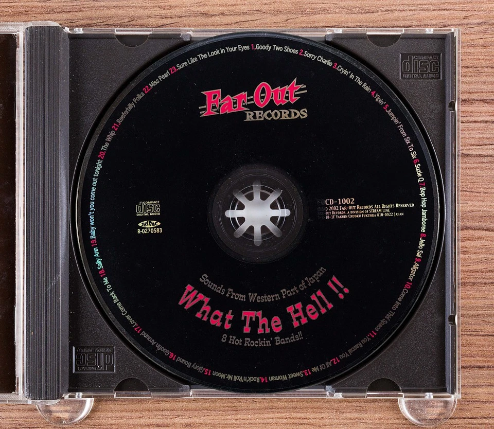Various - What The Hell !! CD (Japan 2002 Far-Out Records) FOCD-1002 - Image 4 of 4