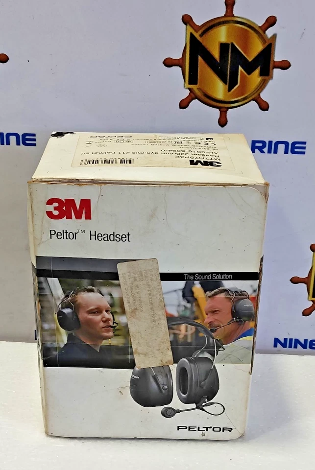3M PELTOR MT7H79P3E headset 230ohm dyn.mic j11 helmet att XH-0016-5094-0 #new - Image 2 of 4