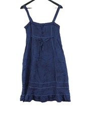 Marc Jacobs A-Line Midi Dress UK14 in Blue