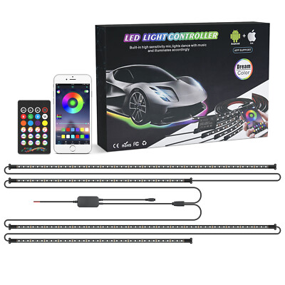 RGBW/RGB LED Strips - Car Underglow Underbody System LED Neon Accent Lights Kit