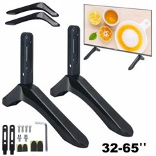 TV Base Pedestal Feet Universal TV Stand Mount Legs for Most 32  -65  LCD Screen
