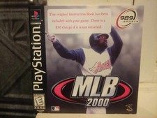 MLB 2000 PlayStation 1 PS1 One Game Original Instruction Manual Booklet  ONLY 