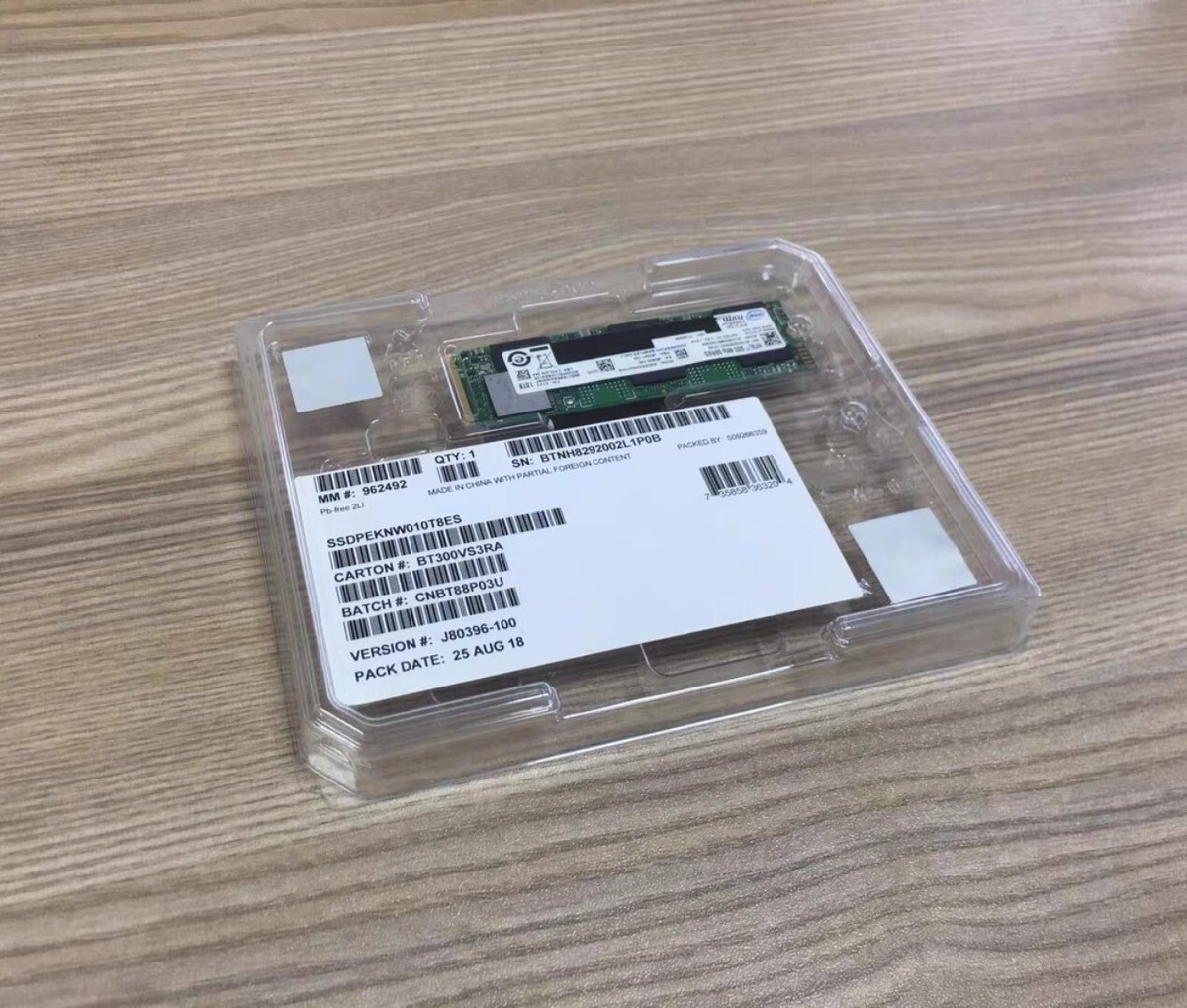 NEW Intel 660p SSDPEKNW010T8 1.0TB 2280 M.2 PCIe NVMe Solid State