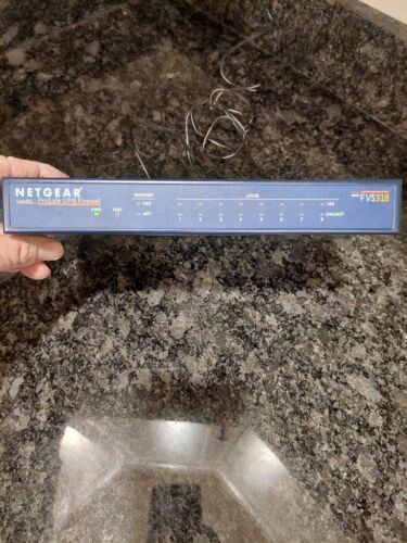 NETGEAR VPN FVS318 ProSafe 8-port Gigabit Wireless Firewall and Power Supply