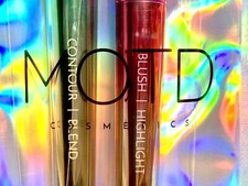 MOTD COSMETICS FACE BRUSH SET Dual Ended BLUSH HIGHLIGHTER CONTOUR and BLEND NEW
