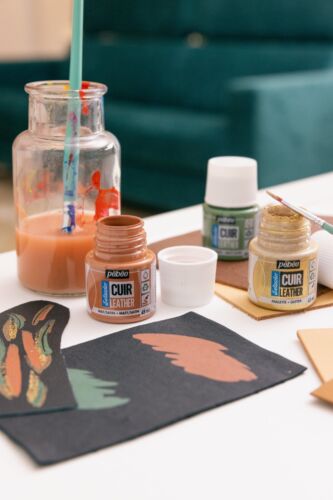 Pebeo Setacolor Leather Paint Colours & Mediums, Varnishes, Effects 45ml & 110ml - Picture 3 of 47