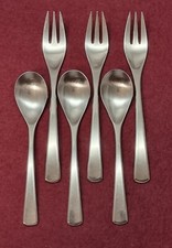 WMF Brasilia Cromargan 3 Kaffeelöffel 3 Kuchengabeln 