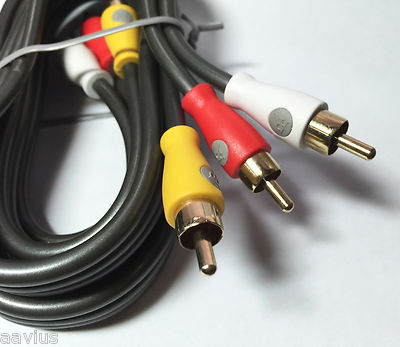 4FT Acoustic Research Gold Plated Enhanced RCA Audio Cable For DVD/VCR/SAT/Games
