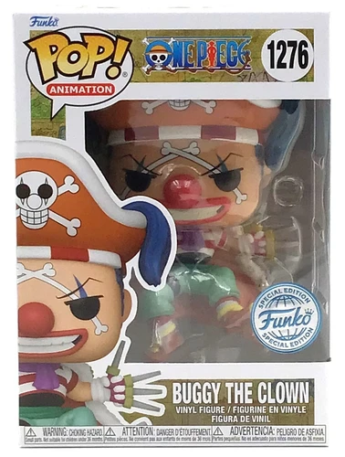 Funko Pop! One Piece Buggy The Clown #1276 Special Edition with POP Protector