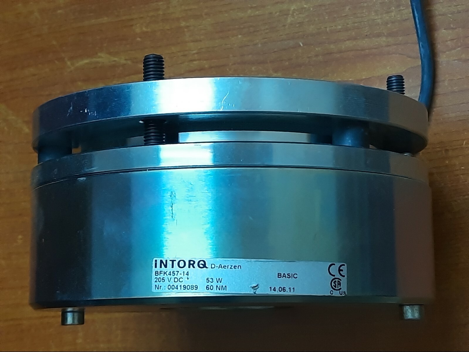 INTORQ Spring operated brake Type: BFK457-14 - 205 V DC - 60 Nm ...