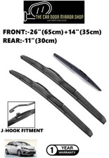 For Honda Jazz MK5 2020-2023 Windscreen Wiper Blade Set Front 26"14" Rear 11"New