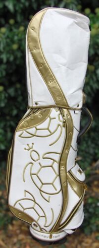 6 Division Winwin Style Gold/White Carry Cart Tour Trolley Golf Clubs Bag*