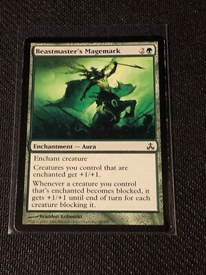 Magic the Gathering Guildpact Beastmaster's Magemark