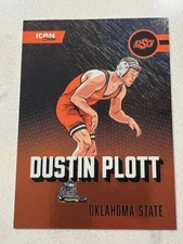 DUSTIN PLOTT 2024-25 ONIT Oklahoma State Wrestling Icon Series Shimmer Holo