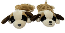 Vintage 1996 TY Beanie Babies Bernie Saint Bernard Plush Dog Lot of 2 Retired