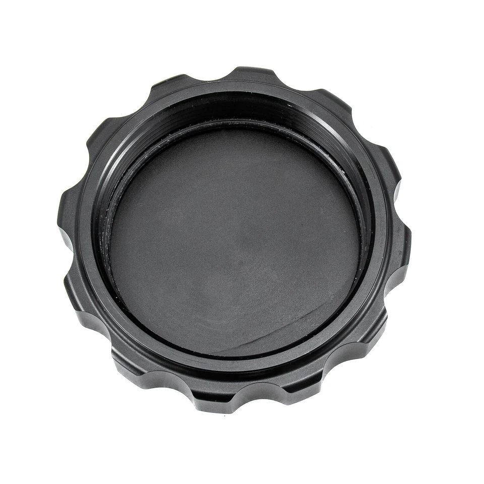 ALLOYWORKS Coolant Radiator Water Filter Inline with Cap Black Billet Aluminium - image 4 of 4