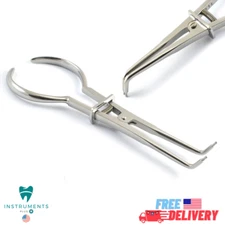 Endodontic Rubber Dam Stokes Clamp Forceps Dental Orthodontic Instruments Lab