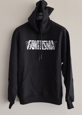 MCQ Alexander McQueen LARGE Size Hoodie Fantasma Graphic Black