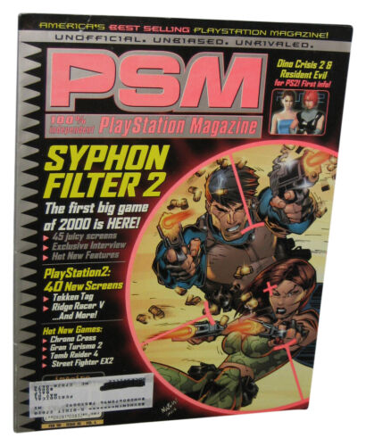 PSM PlayStation Magazine Book Issue 30 Feb 2000 Vol. 4 - (Syphon Filter 2 Cover) - Afbeelding 1 van 1