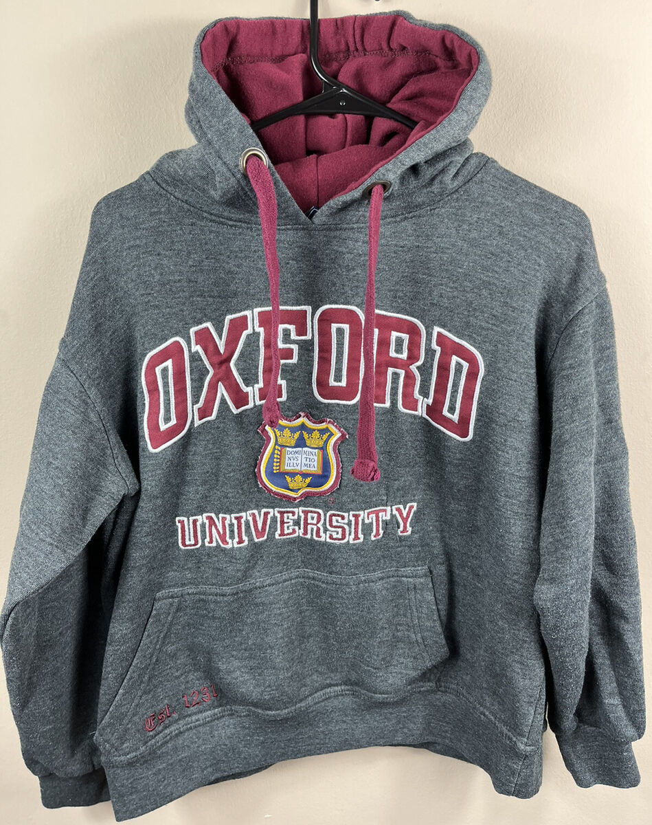 Oxford University Hoodie Official Merchandise Gray Size Oxford University Hoodie Official Merchandise Gray Size