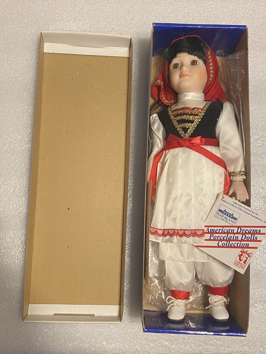 dolls country Rare 12 Country Retro Nationality Dolls Set - 14.5cm