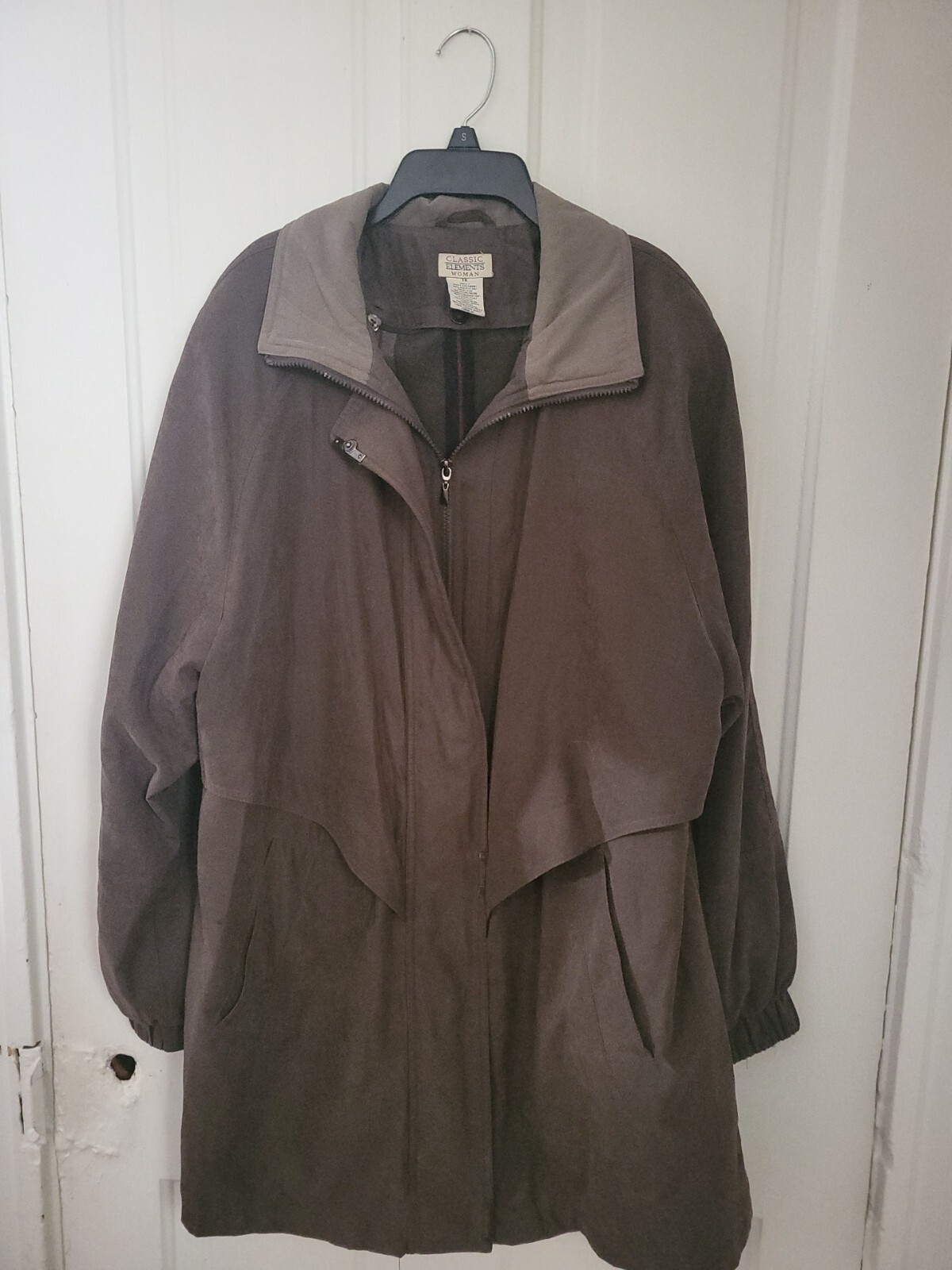 Classic Elements Womens XL Parte Fabric Full Zip … - image 2