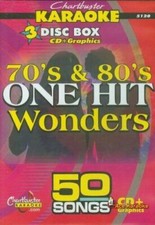 KARAOKE: 70  80 ONE HIT WONDERS - V/A - CD - KARAOKE -  NEW/ STILL SEALED 