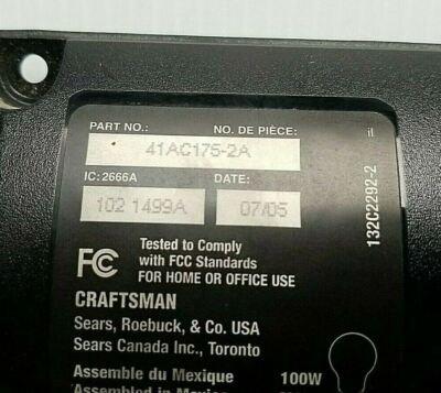#ad Sears Craftsman 41AC175 2 Circuit Board Purple Learn Button BOARDS ONLY $129.99