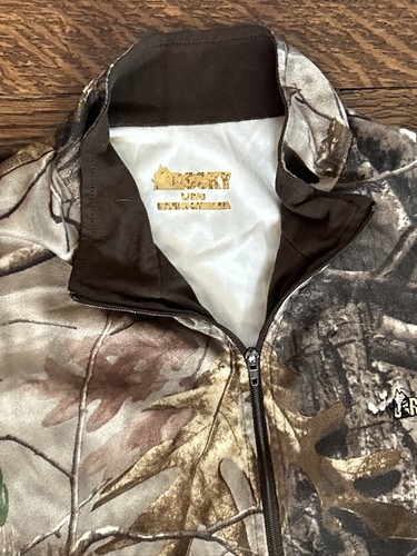 Rocky Scent IQ Atomic Men's L 1/4 Zip Pullover Hunting Shirt Camo Long Sleeve - Picture 2 of 9