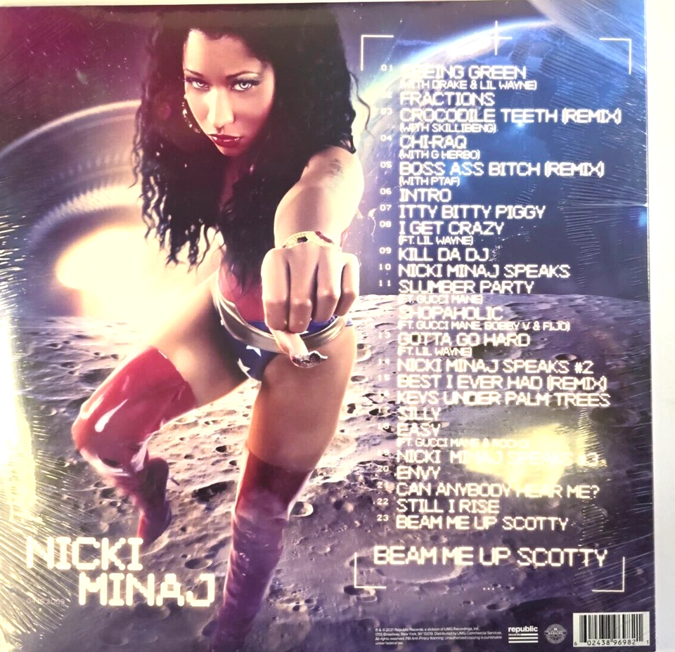 Nicki Minaj – Beam Me Up Scotty 2 x LP Album vinyl record mix tape 2022 hip hop - Image 2 of 4