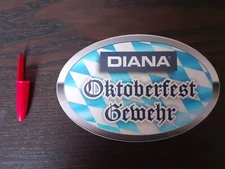 DIANA OKTOBERFEST RIFLE STICKER DECAL