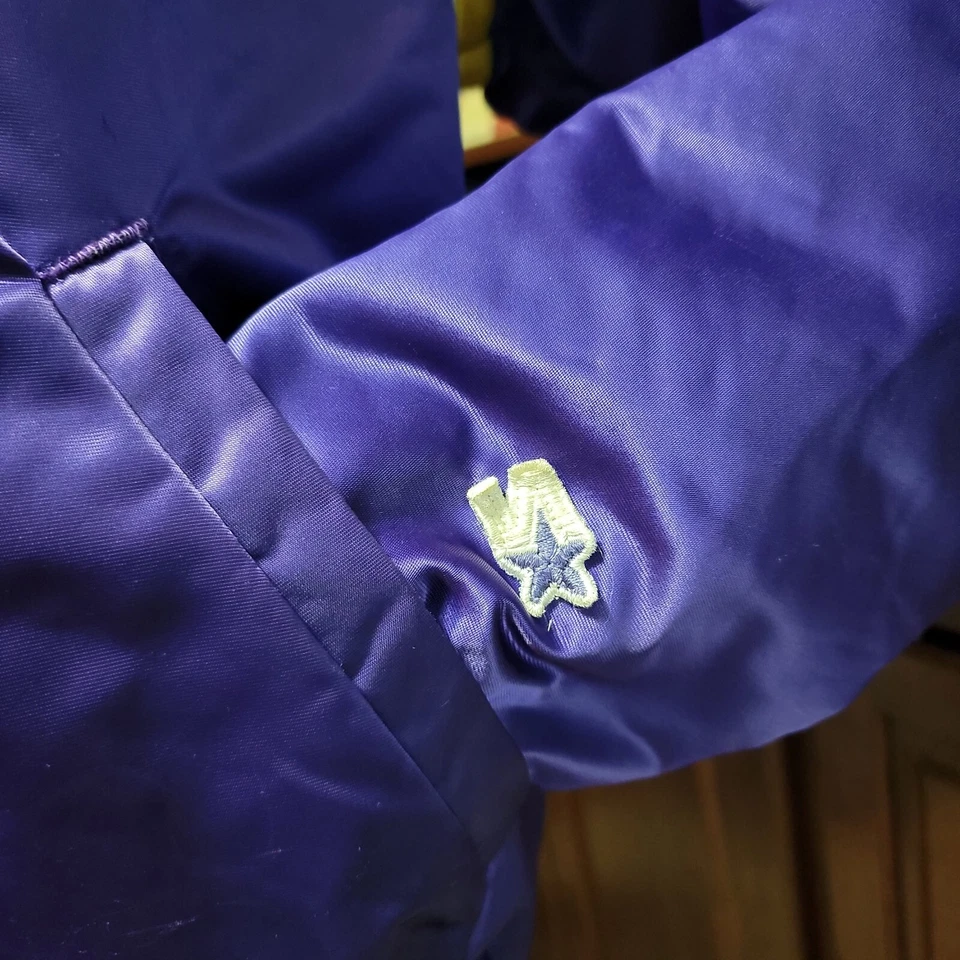 Chaqueta satinada vintage de Los Angeles Lakers NBA púrpura Starter para hombre M *envío gratuito* Foto 3 de 4