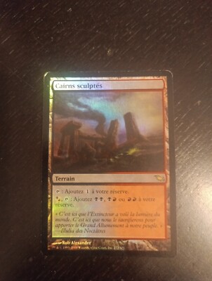 Cairns Sculpted / Graven Cairn FOIL FR LP Shadowmoor MAGIC MTG 272/301