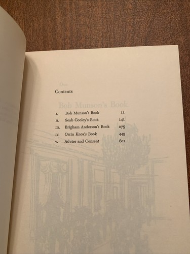 Advise and Consent by Allen Drury 1959 1st Edition Vintage Hardcover Dust Jacket - Imagen 6 de 18