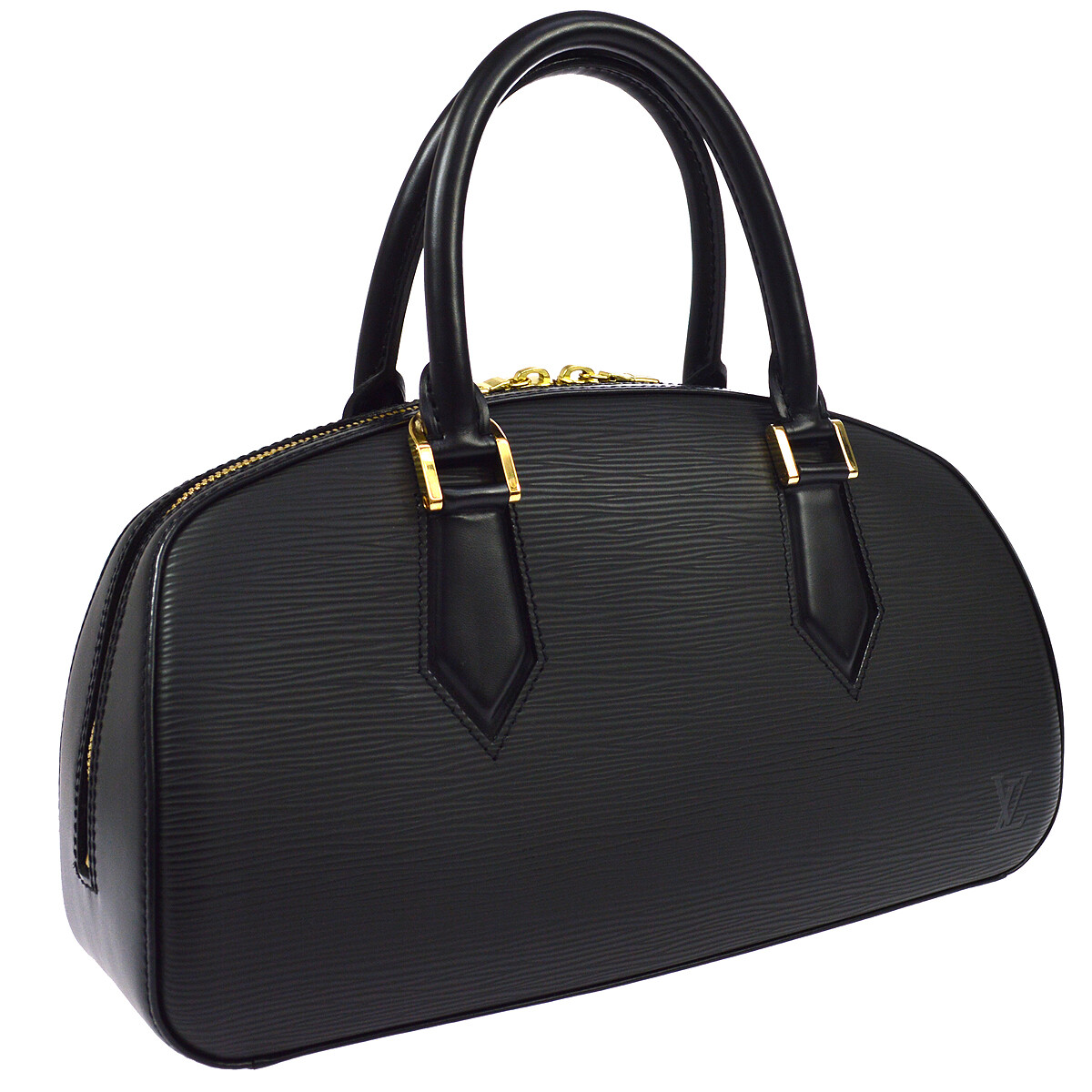 black leather louis vuitton purse