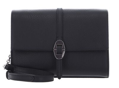 COCCINELLE Dorian Mini Bag Grained Leather Umhängetasche Tasche Noir schwarz Neu