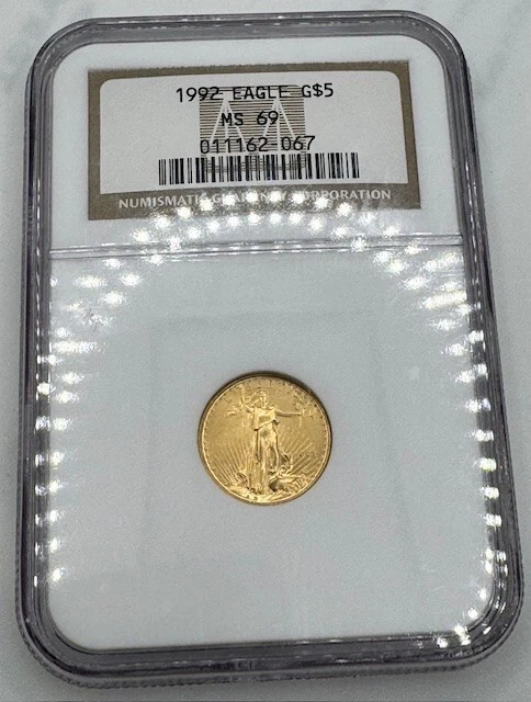 1992 American Silver Eagle - 1 oz - NGC MS69 - SKU #51386 1992年