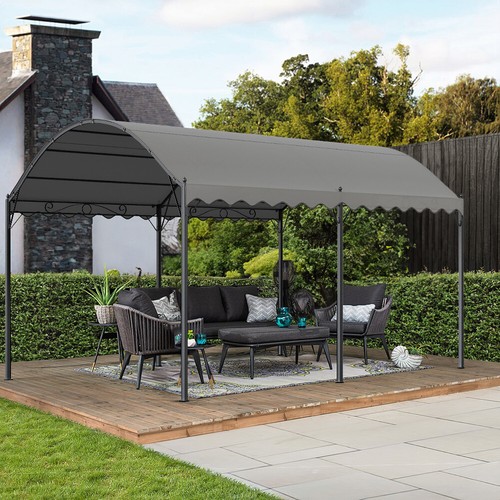 Durable Garden Pergola Awning Gazebo Canopy Furniture Barbecu Party Outdoor Roof - Picture 7 of 40