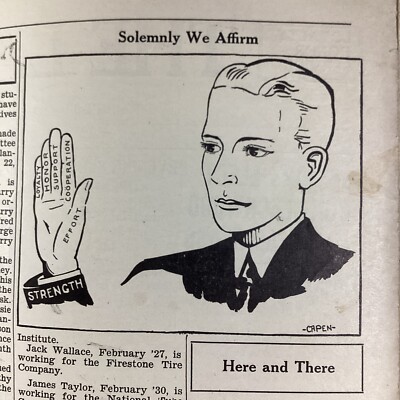 Pittsburgh PA Langley High School Newspaper Sept 17, 1930 Rare Original