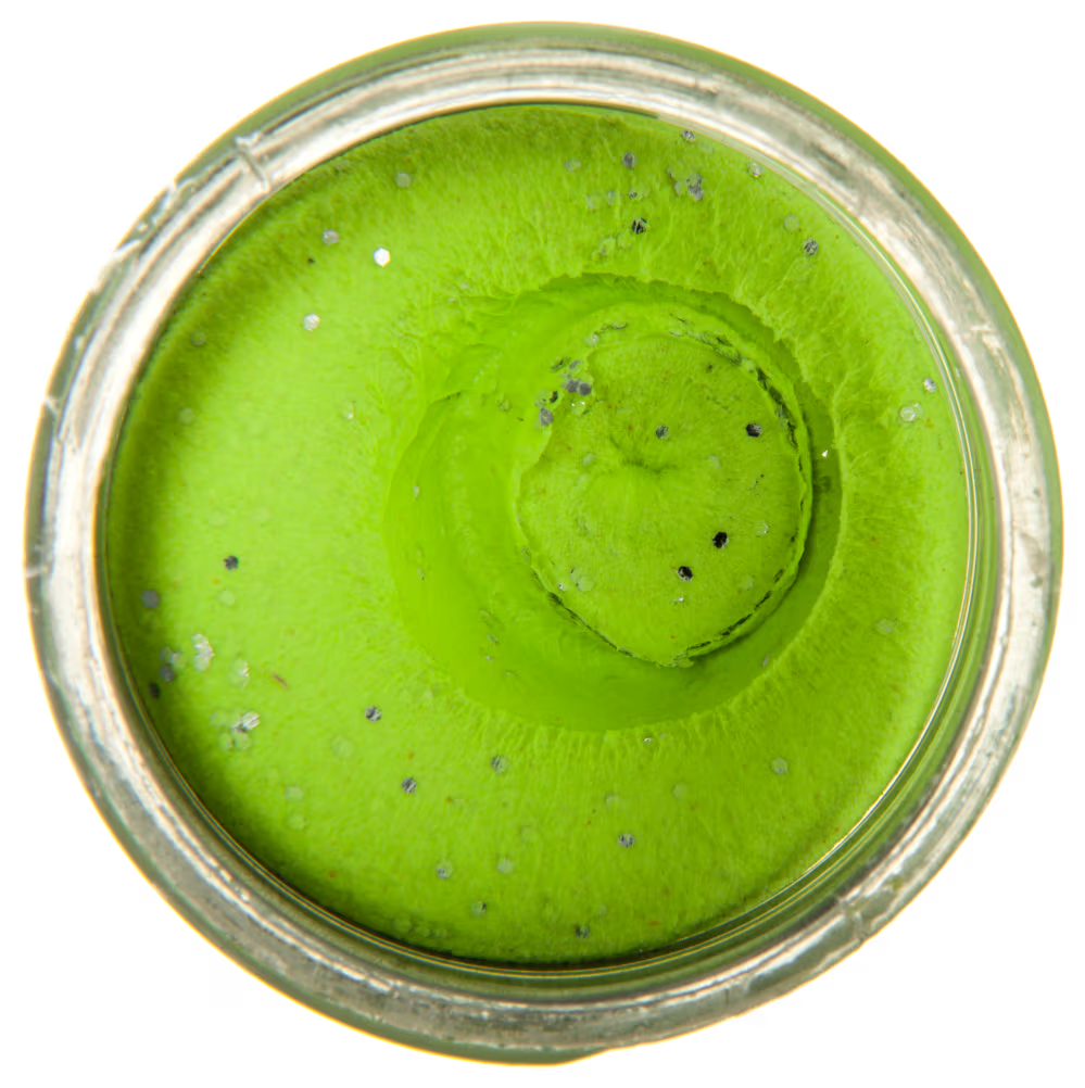 Esca Per Trota Pautzke Fire Bait 1.5 Oz – Aglio Chartreuse – Esca Artificiale